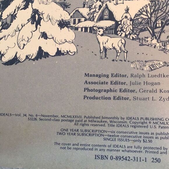 Vintage November 1977. Ideals Christmas issue - Picture 4 of 8